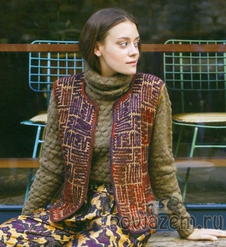 Жилетка крючком