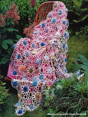 Покрывало крючком