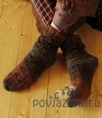 Носки спицами