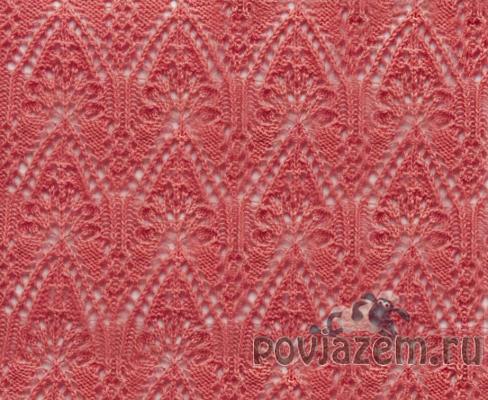 Узор спицами