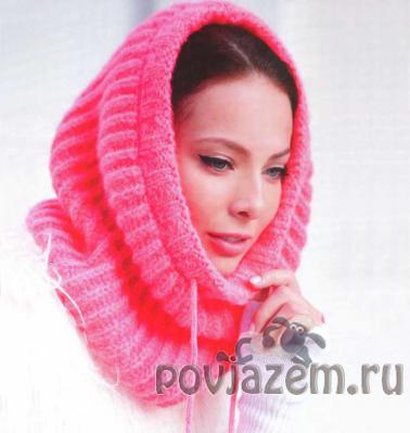 Снуд спицами