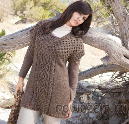 Туника спицами