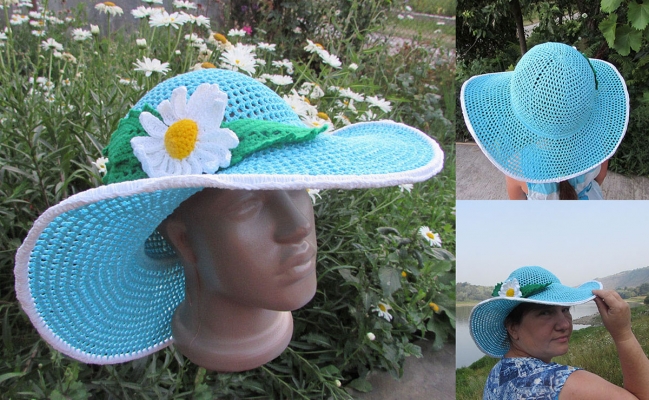 Шляпа крючком