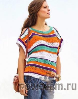 Кофточка спицами