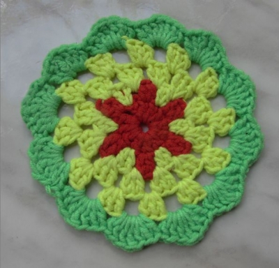 Салфетка крючком