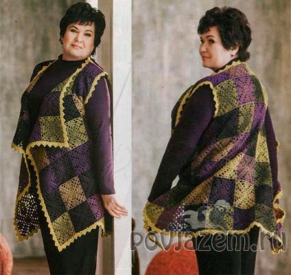 Жилет крючком