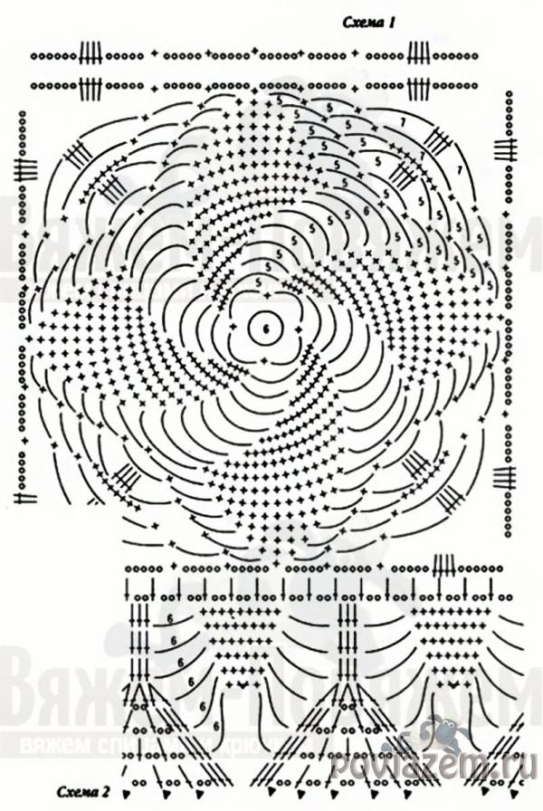 Топ крючком схема