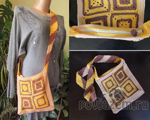 Сумка крючком