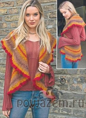 Жилет крючком