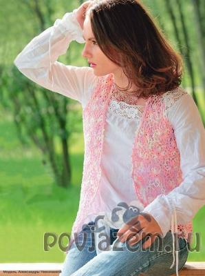 Жилет крючком