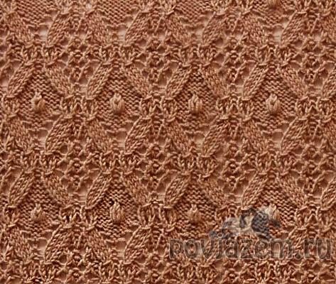 Узор спицами