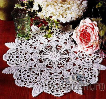  Салфетки крючком