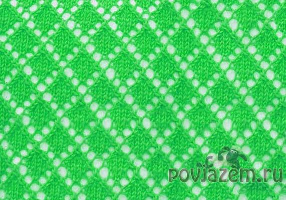 Узор спицами