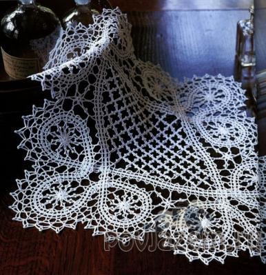 Салфетка крючком