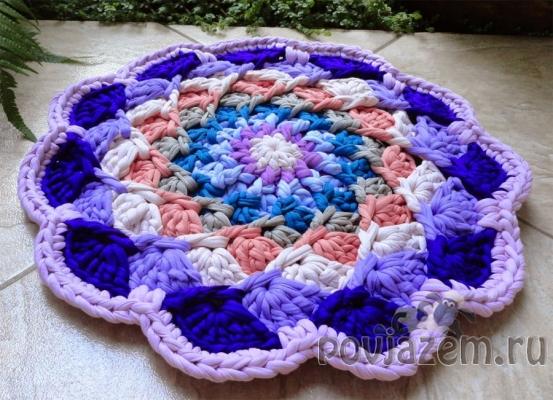 Коврик крючком