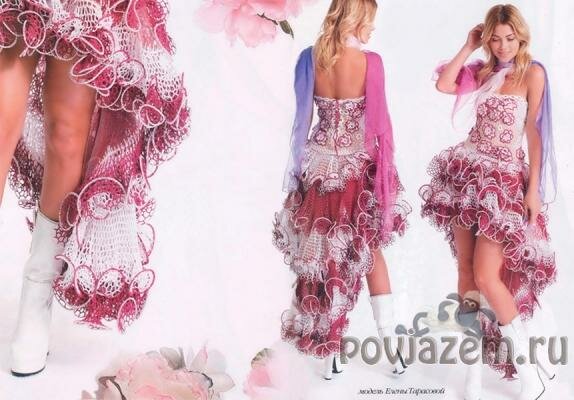 Платье крючком