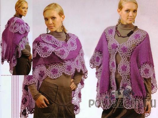 Вязание накидки