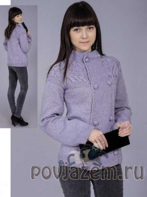 Жакет спицами