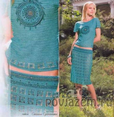 Костюм крючком