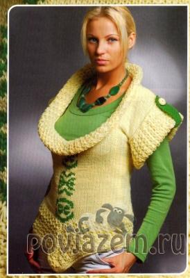 Туника спицами