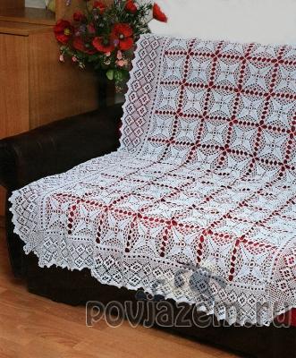 Покрывало крючком