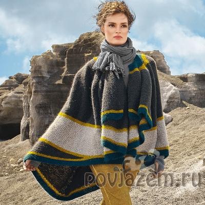 Кейп спицами