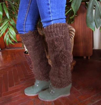 Гетры спицами