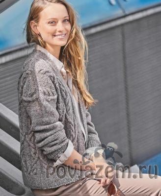 Жакет спицами