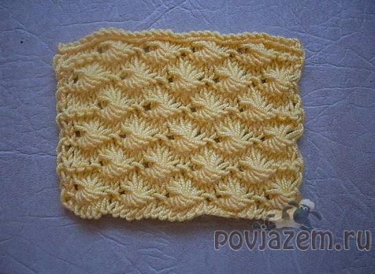 Узор спицами