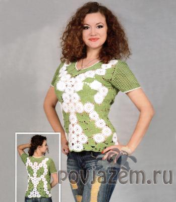 Кофточка крючком