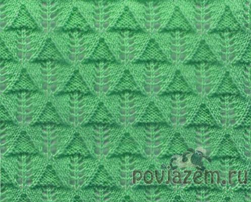 Узор спицами