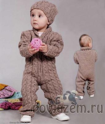 Вязаный комбинезон