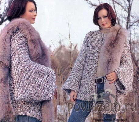 Жакет спицами