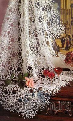 Скатерть крючком