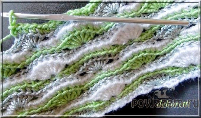 узор крючком