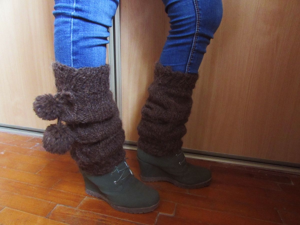 Гетры спицами