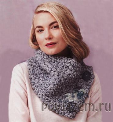 Шарф крючком 