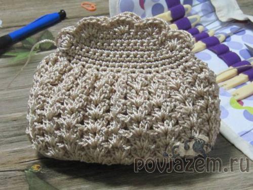 сумочка крючком, мастер класс