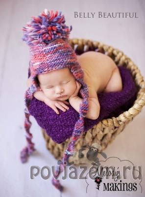 детская шапочка спицами