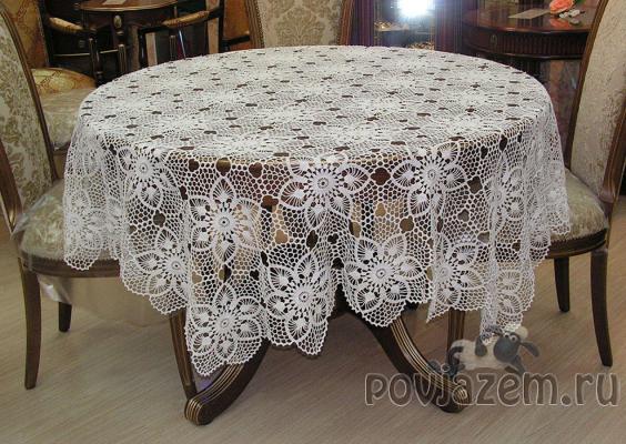 Скатерть крючком