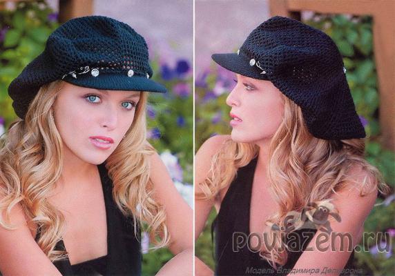 Кепка крючком