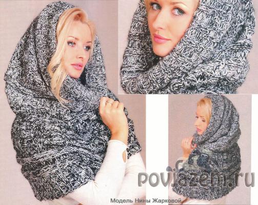 Снуд спицами