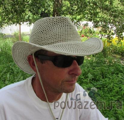 Шляпа крючком