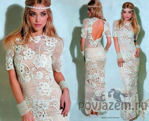 Платье крючком