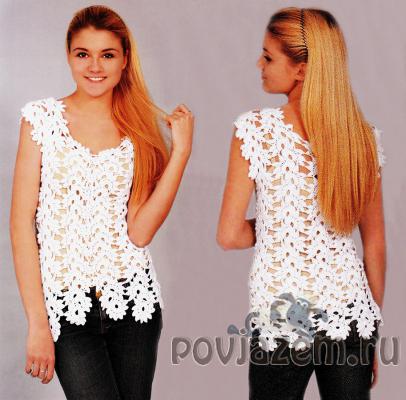 Кофточка крючком