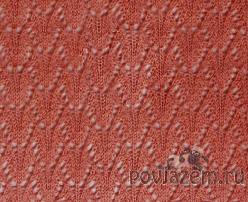 Узор спицами