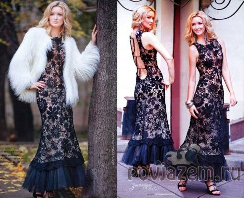 Платье крючком