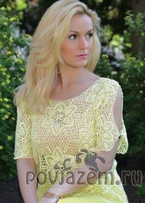 Кофточка крючком