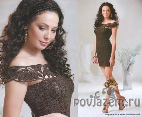 Платье крючком