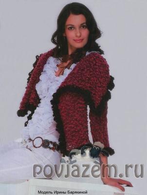 Жакет спицами